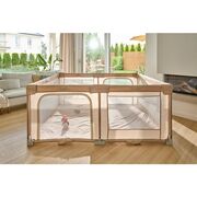 Tarc de joaca copii, Lionelo, Florence Easy Fold, 150 x 180 x 75 cm, Pliere, depliere automata, Include geanta de transport, Din plasa, Cu doua intrari laterale, 0-48 luni, Conform cu EN12227, Gri BYNLO-FLORENCE_EASY_FOLD_GREY_GRAPHITE