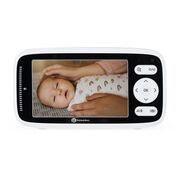 Video monitor, Petite&Mars, Nano 4.0, Ecran HD, Zoom digital 3×, Raza de actiune 300m, Suport pentru pana la 4 camere, Comunicare bidirectionala, 8 melodii, Alb BYN680055