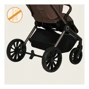 Carucior sport, Lionelo, Mika Plus, Cadru din aluminiu, Copertina XXL, Spatar reglabil in 3 pozitii, Cu accesorii, Pana la 22 kg, 6-48 luni; EN1888-1, EN1888-2 EN1466, Mocha Mousse BYNLO-MIKA_PLUS_MOCHA_MOUSSE