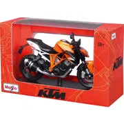 MAISTO MOTOCICLETA METALICA CU STAND KTM 1290 SUPER DUKE R SCARA 1 LA 12 VIVMST32710