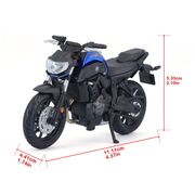 MAISTO MOTOCICLETA METALICA EDITIE SPECIALA YAMAHA MT07 SCARA 1 LA 18 VIVMST34007_YamahaMT07