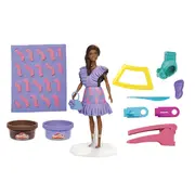 PLAY DOH BARBIE SET PLASTELINA BARBIE FASHIONISTA RUFFLES CREATII VESTIMENTARE VIVG1359