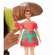 PLAY DOH BARBIE SET PLASTELINA CREATII VESTIMENTARE CU FLORI SI FRANJURI COWBOY VIVG1360