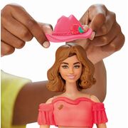 PLAY DOH BARBIE SET PLASTELINA CREATII VESTIMENTARE CU FLORI SI FRANJURI COWBOY VIVG1360