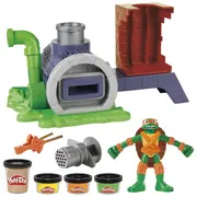 PLAY DOH POVESTIRI CU TESTOASE NINJA ADOLESCENTE MUTANTE SET PLASTELINA PIZZA TAIE SI ARUNCA VIVG1829
