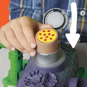 PLAY DOH POVESTIRI CU TESTOASE NINJA ADOLESCENTE MUTANTE SET PLASTELINA PIZZA TAIE SI ARUNCA VIVG1829