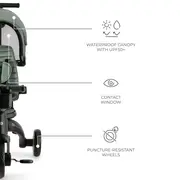 TRICICLETA KINDERKRAFT JAZZ 2, GREEN VIVKRJAZZ02GRE0000