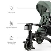 TRICICLETA KINDERKRAFT JAZZ 2, GREEN VIVKRJAZZ02GRE0000