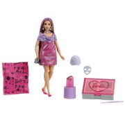 BARBIE SET PARTY UNBOXED REVEAL PAPUSA BARBIE MOV CU 10 ACCESORII SURPRIZA VIVMTJFY67