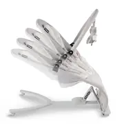 Balansoar Pentru Bebelusi Kidwell Rubi Gri Alb ,   Confort, Siguranta Si Relaxare Din Primele Zile Pjbleburub01a2