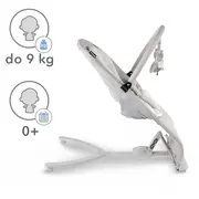 Balansoar Pentru Bebelusi Kidwell Rubi Gri Alb ,   Confort, Siguranta Si Relaxare Din Primele Zile Pjbleburub01a2