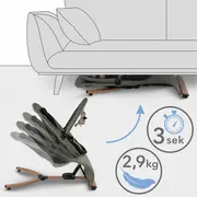 Balansoar Pentru Bebelusi Kidwell Rubi Verde Negru ,   Confort, Siguranta Si Relaxare Din Primele Zile Pjbleburub01a3