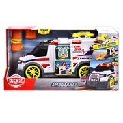 DICKIE TOYS AMBULANTA CU LUMINI SI SUNETE 35.5CM VIV203307003