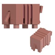 MINECRAFT CRAFT A BLOCK FIGURINA ARMADILLO SI BABY ARMADILLO 8CM VIVMTGTP08_JCN40