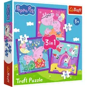 PUZZLE TREFL 3IN1 OBICEIURILE LUI PEPPA  PIG VIV34893