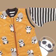 Sac de dormit cu maneca lunga detasabila Panda 110 cm 1.0 Tog BBXCJ783-10LS