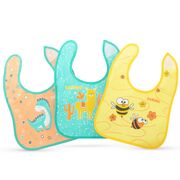 Bavete din bumbac baboo - prietenii, 3 bucati, 0 luni+ ba11-018