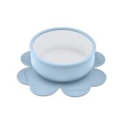 Bol silicon cu ventuza baboo - bleu, 6 luni+ ba9-040