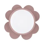 Bol silicon cu ventuza baboo - roz, 6 luni+ ba9-035