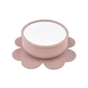 Bol silicon cu ventuza baboo - roz, 6 luni+ ba9-035