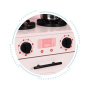 Bucatarie Din Lemn Pentru Copii Cu Cuptor, Plita, Microunde Si Accesorii Pjbmwokn049