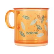 Cana cu fund antiderapant baboo - 170 ml, portocaliu, 12 luni+ ba8-028