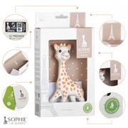 Cutie cadou girafa sophie cu card tip felicitare vu616400