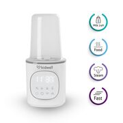 Incalzitor Biberoane Kidwell Gala White 4 In 1, Cu Sterilizare Si Mentinere Temperatura 24h Pjbpobugal01a0