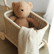 Onino - muselina multifunctionala din bumbac 100% organic, hug.me, creamy vanilla, x1 bucata, 120 x 120 cm, certificata gots bbbcdsw003