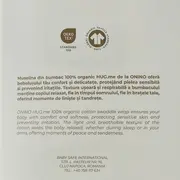 Onino - muselina multifunctionala din bumbac 100% organic, hug.me, creamy vanilla, x1 bucata, 120 x 120 cm, certificata gots bbbcdsw003