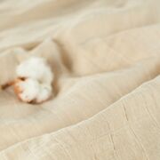 Onino - muselina multifunctionala din bumbac 100% organic, hug.me, creamy vanilla, x1 bucata, 120 x 120 cm, certificata gots bbbcdsw003