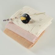 Onino - muselina multifunctionala din bumbac 100% organic, hug.me, pure bloom, x3 bucati, 60 x 60 cm, certificata gots bbbcdsw007