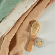 Onino - muselina multifunctionala din bumbac 100% organic, hug.me, pure nature, x3 bucati, 60 x 60 cm, certificata gots bbbcdsw008