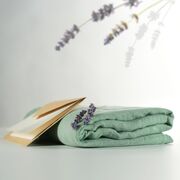 Onino - muselina multifunctionala din bumbac 100% organic, hug.me, serene green, x1 bucata, 120 x 120 cm, certificata gots bbbcdsw004