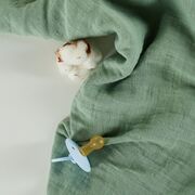 Onino - muselina multifunctionala din bumbac 100% organic, hug.me, serene green, x1 bucata, 120 x 120 cm, certificata gots bbbcdsw004