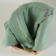 Onino - muselina multifunctionala din bumbac 100% organic, hug.me, serene green, x1 bucata, 120 x 120 cm, certificata gots bbbcdsw004