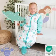 Sac de dormit cu picioruse si maneca lunga detasabila Mermaid 130 cm + manseta 1.0 Tog BBXCJ186-10FSN