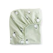 Set Lenjerie Patut 3 Piese Jersey Funny Farm 60x120 Cm,   100% Bumbac Pjb107ff51-038