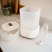 Sterilizator Cu Abur Pentru Biberoane Si Accesorii Cu Uscator Integrat Kidwell Puro 2 In 1 Pjbsterpur01a0