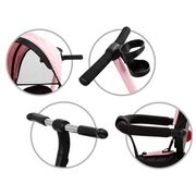 Tricicleta Pentru Copii Kidwell Axel Gri Cu Sezut Rotativ, Roti Din Spuma Eva, Suport Pentru Picioare, Control Parental, Suport Pentru Pahar, Centura De Siguranta, Greutate Admisa 25 Kg, Roz Pjbrotraxe01a0