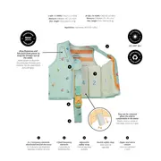 Vesta De Inot Pentru Copii, Protectie Uv Upf 50+, Be Happy By Saro, S 1-3 Ani Pjb62008