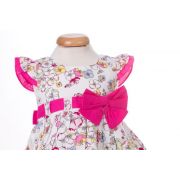 Rochita de fetite cu imprimeu floral colorat - BBN1059
