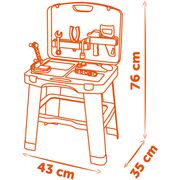 Atelier Smoby Black & Decker Bricolo Smart Workbench cu 33 accesorii HUBS7600360734
