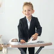 Jucarie Smoby Masa si fier de calcat Tefal Ironing Board + Stream Iron cu 9 accesorii HUBS7600330125