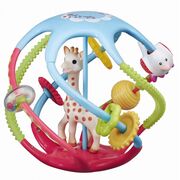 Minge zornaitoare si de dentitie twistin'ball girafa sophie vu230788