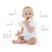 Punga cadou din bumbac cu girafa sophie,  zornaitoare si inel dentitie vu516343