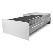 Set 2 Paravane Detasabile Protectie Pat Copii - Alb 70 X 18 Cm - Cleme 16 Mm - Pc-p-2-par-18-16