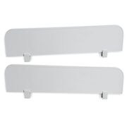 Set 2 Paravane Detasabile Protectie Pat Copii - Alb 70 X 18 Cm - Cleme 20 Mm - Pc-p-2-par-18-20