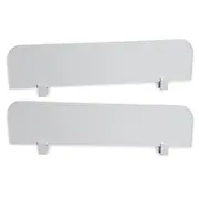 Set 2 Paravane Detasabile Protectie Pat Copii - Alb 70 X 18 Cm - Cleme 20 Mm - Pc-p-2-par-18-20