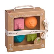 Set 2 mingiute si 2 cuburi girafa sophie vu220119